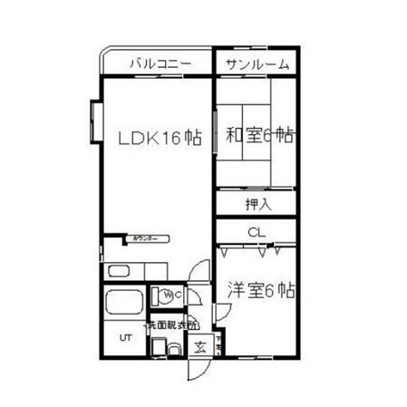 ファミールひらいの物件間取画像